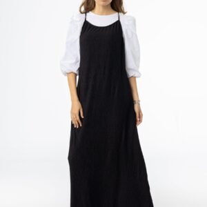 Black Accordion Jumper