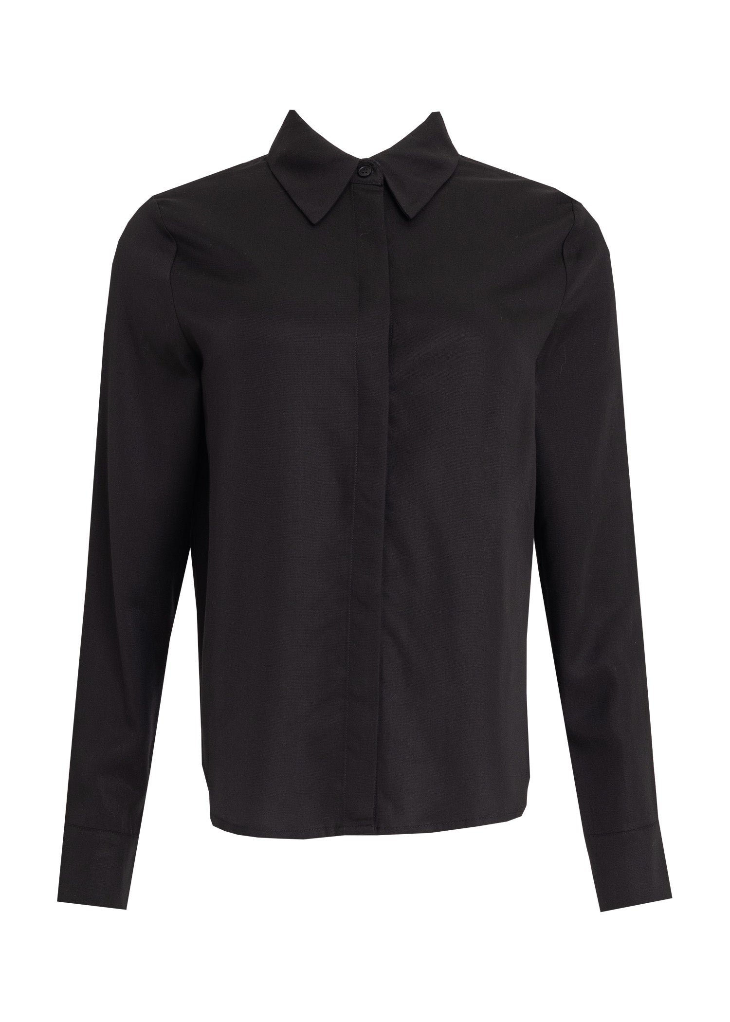 Black Basic Blouse - Image 4