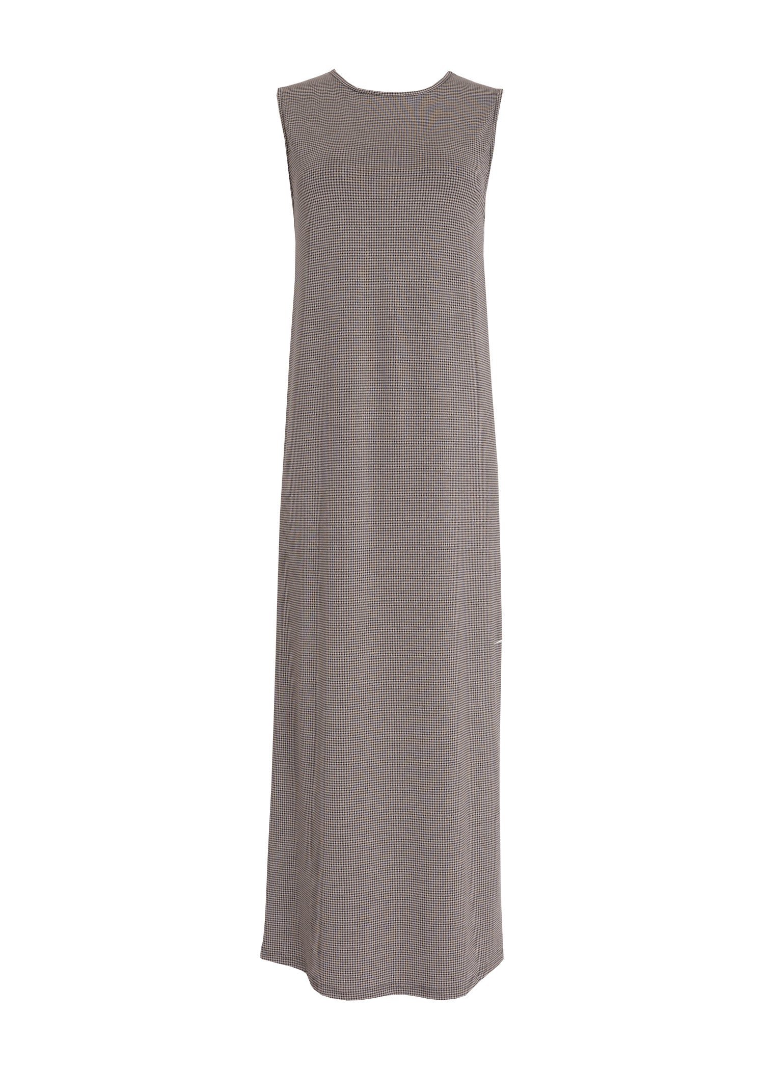 Black Checkered Maxi Jumper - Image 2