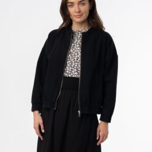 Black Denim Oversized Jacket